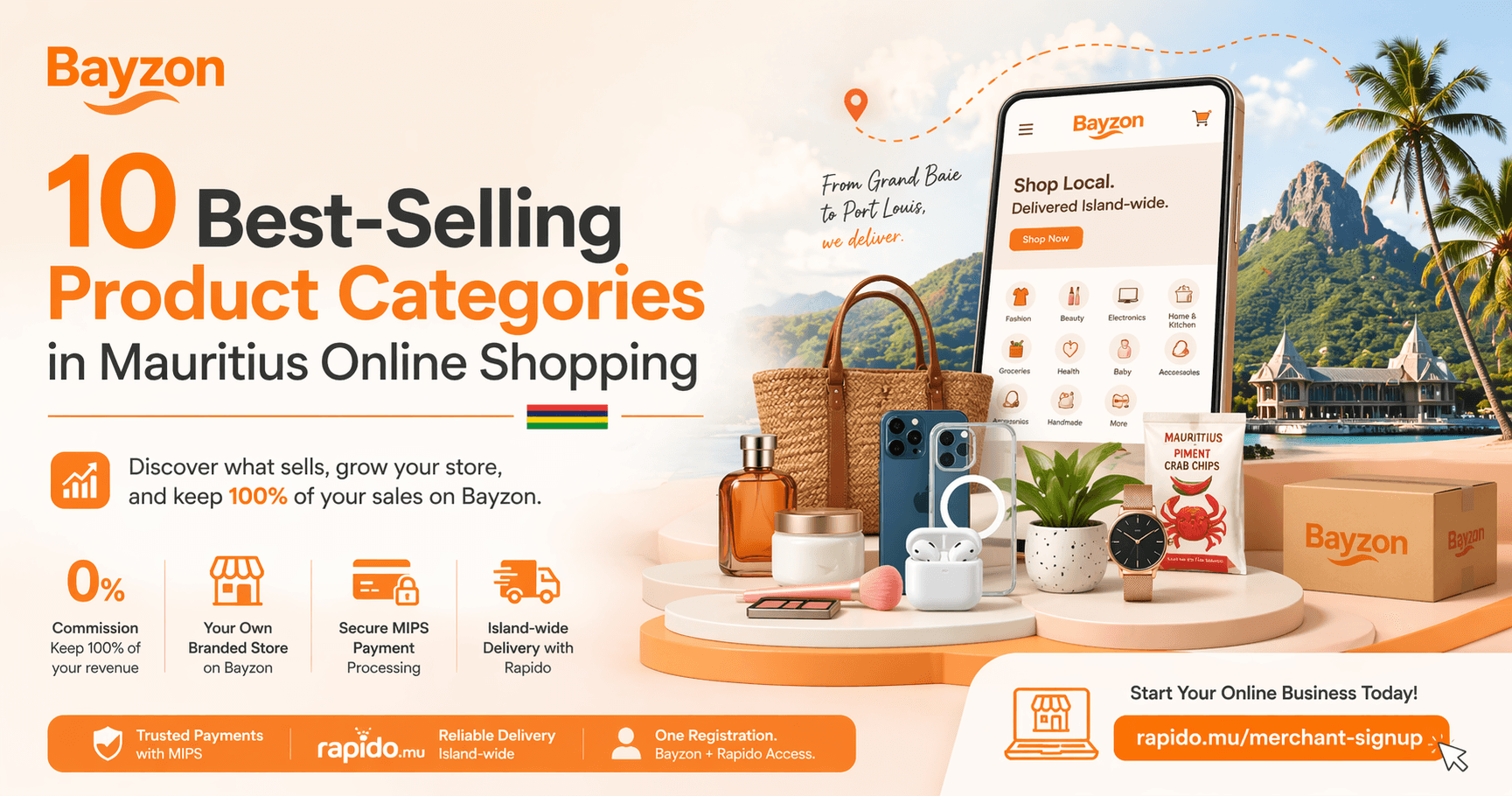 10 Best-Selling Product Categories in Mauritius Online Shopping