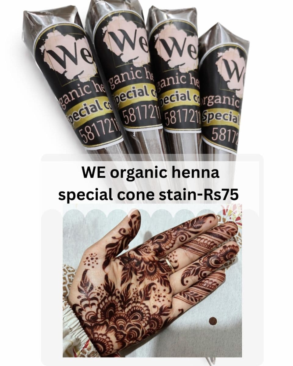 We organic henna special cone