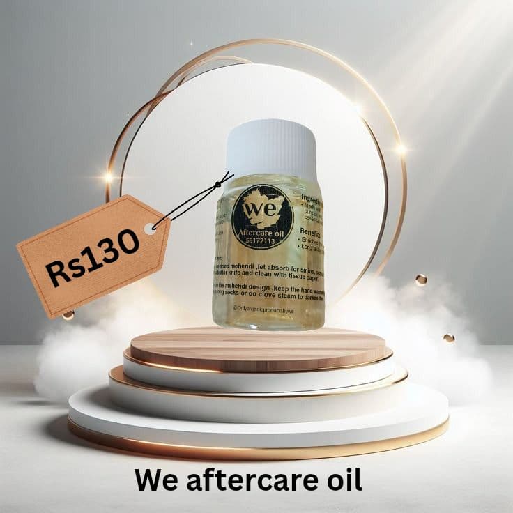 We aftercare oil
