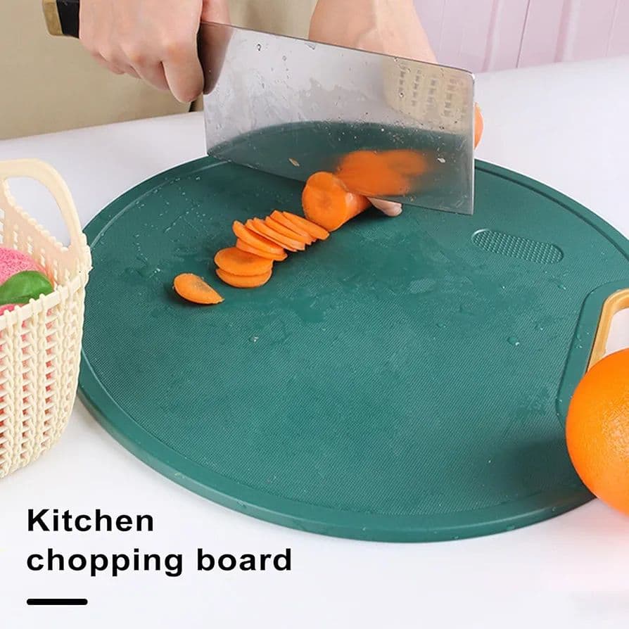 Durable Green Oval Kitchen Chopping Board