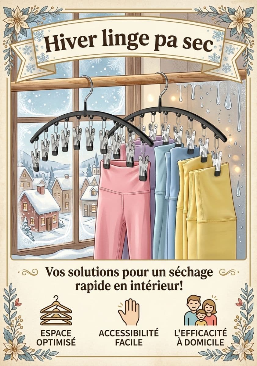 2 pcs Compact Indoor Clip Drying Rack
