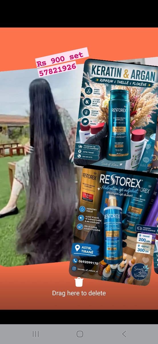 RestoRex Keratin & Argan Hair Repair Set